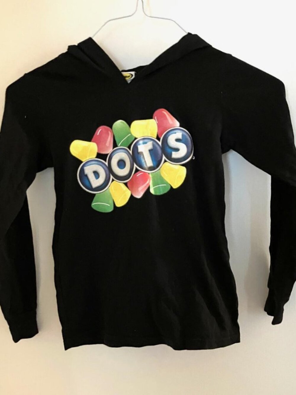 LIKEWEAR CANDY DOTS HOODIE TOP SIZE SMALL 6-8